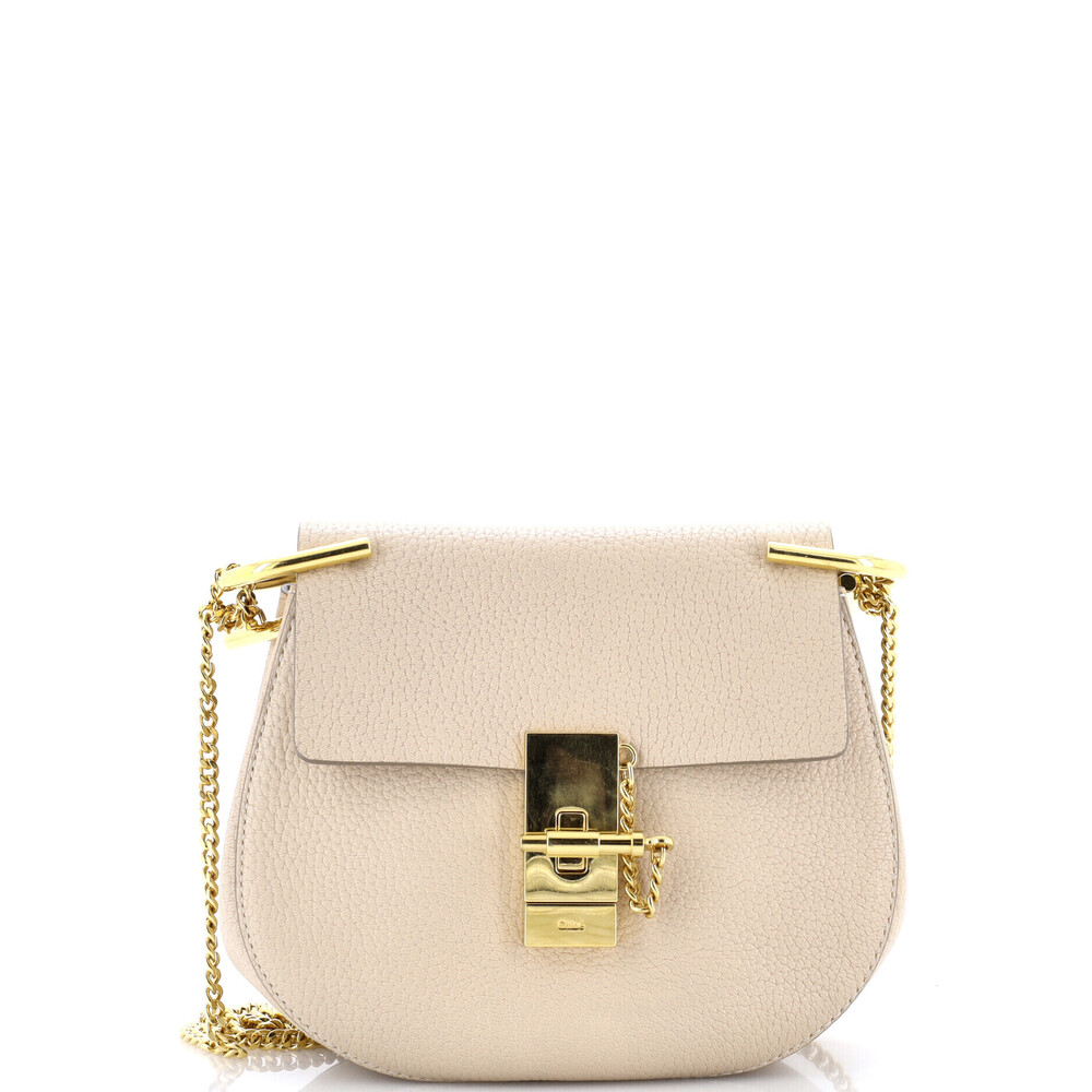 Chloe Mini Drew Crossbody Bag Leather